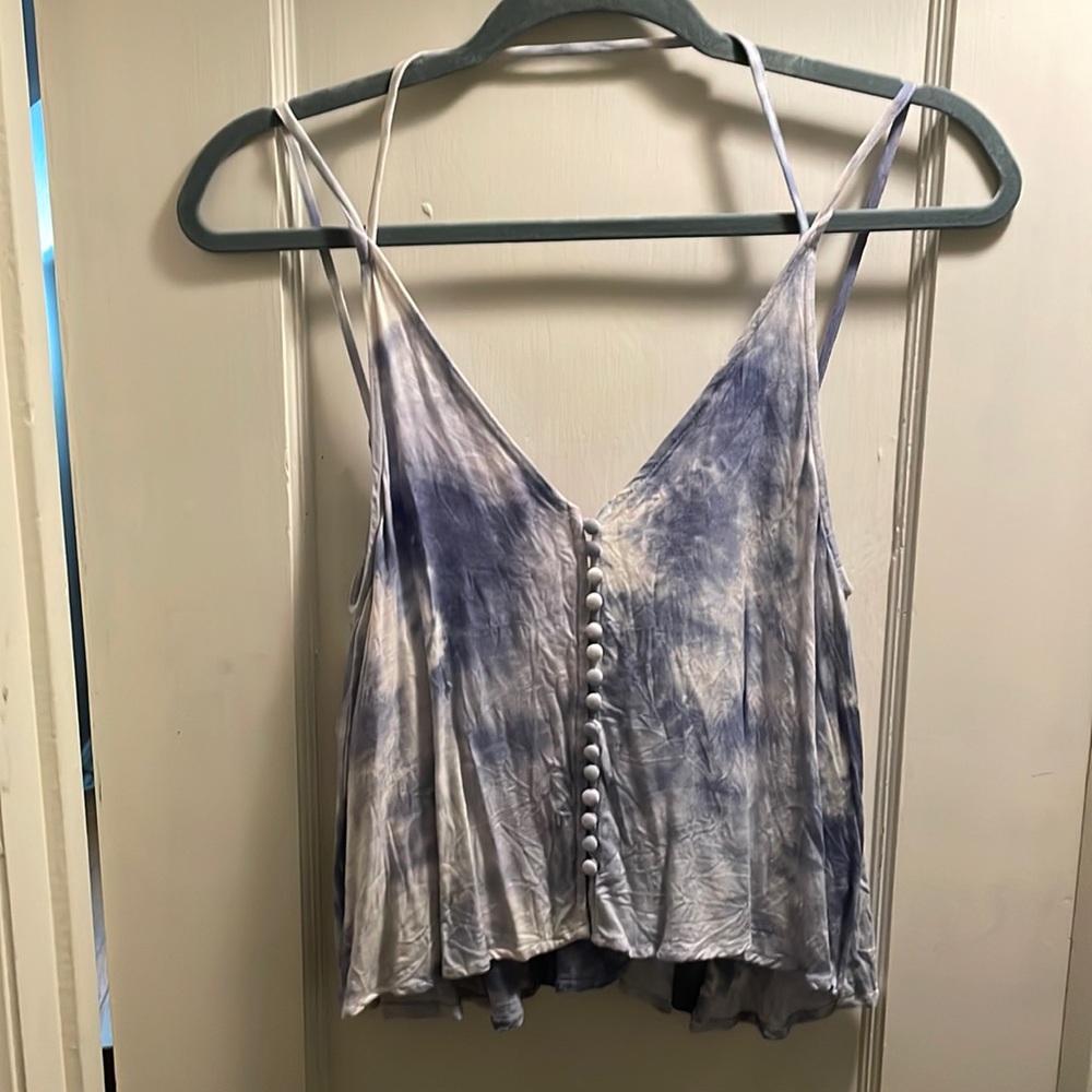 Tye Dye Cropped Tank Top